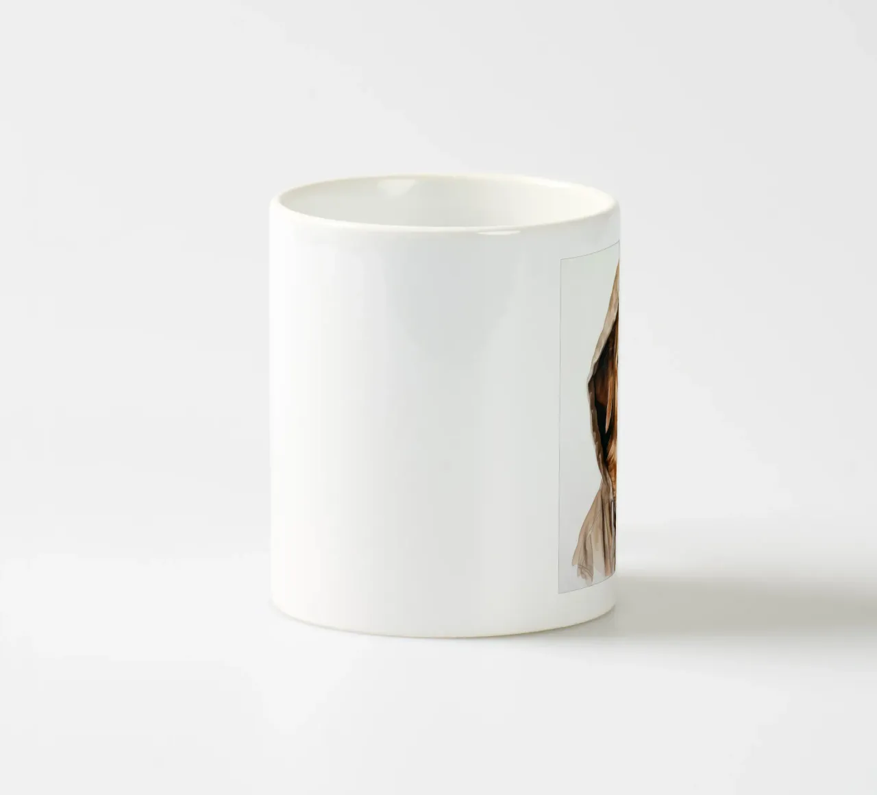 Cane acquerellato con felpa con cappuccio tazza in ceramica da Animal Portraits