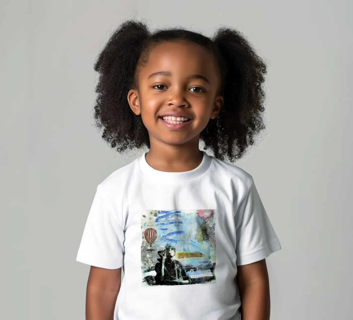 Blu e bianco t-shirt bambini da Tameo
