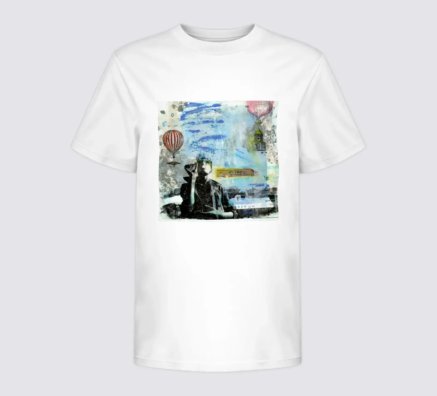 Blu e bianco t-shirt bambini da Tameo