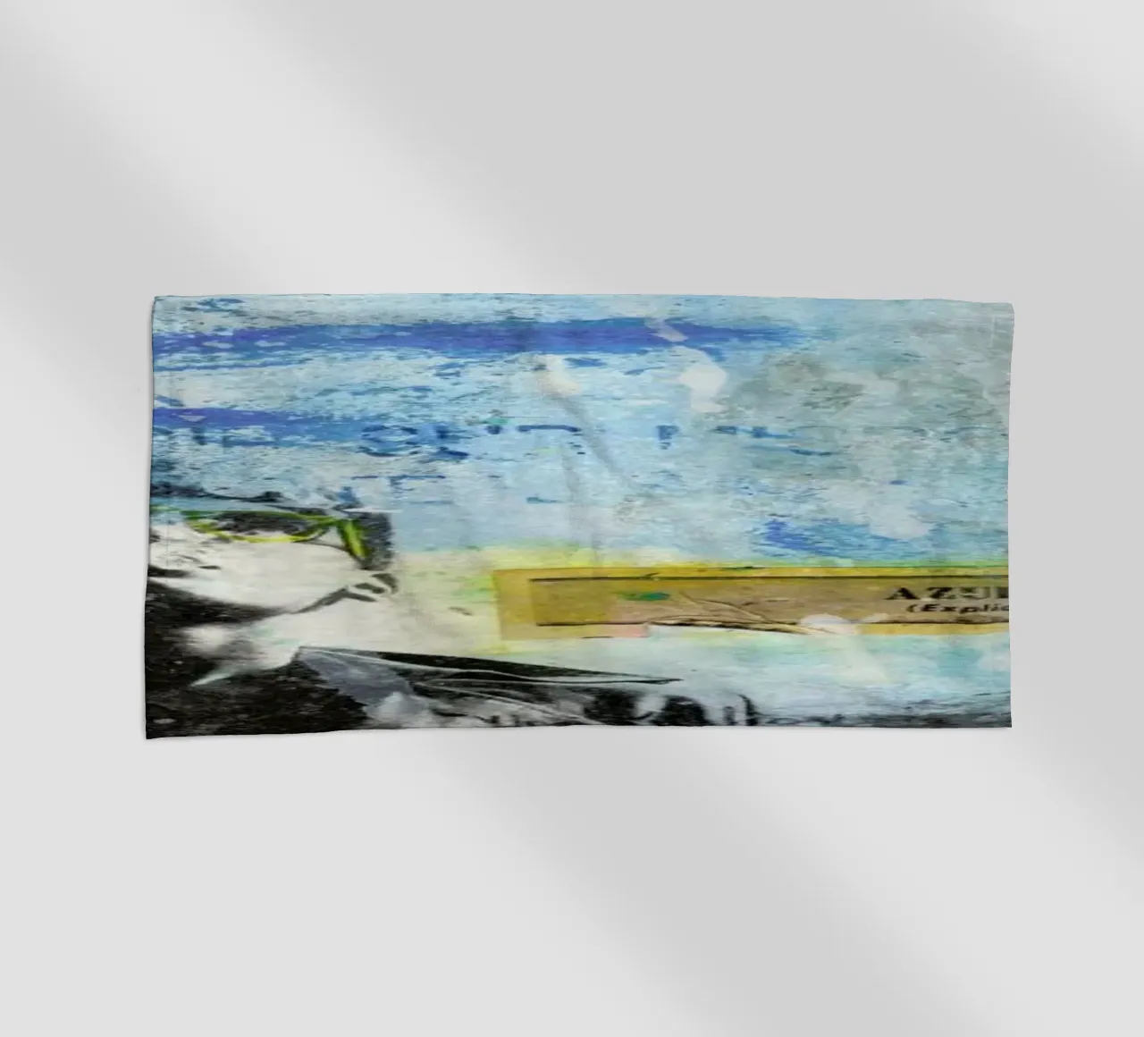 Blu e bianco telo mare da Tameo