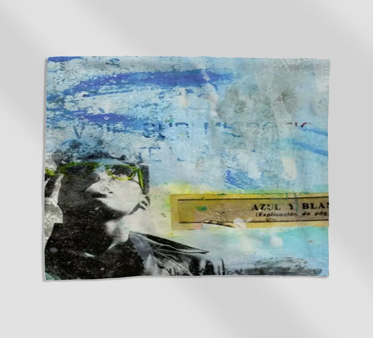 Blu e bianco telo mare da Tameo