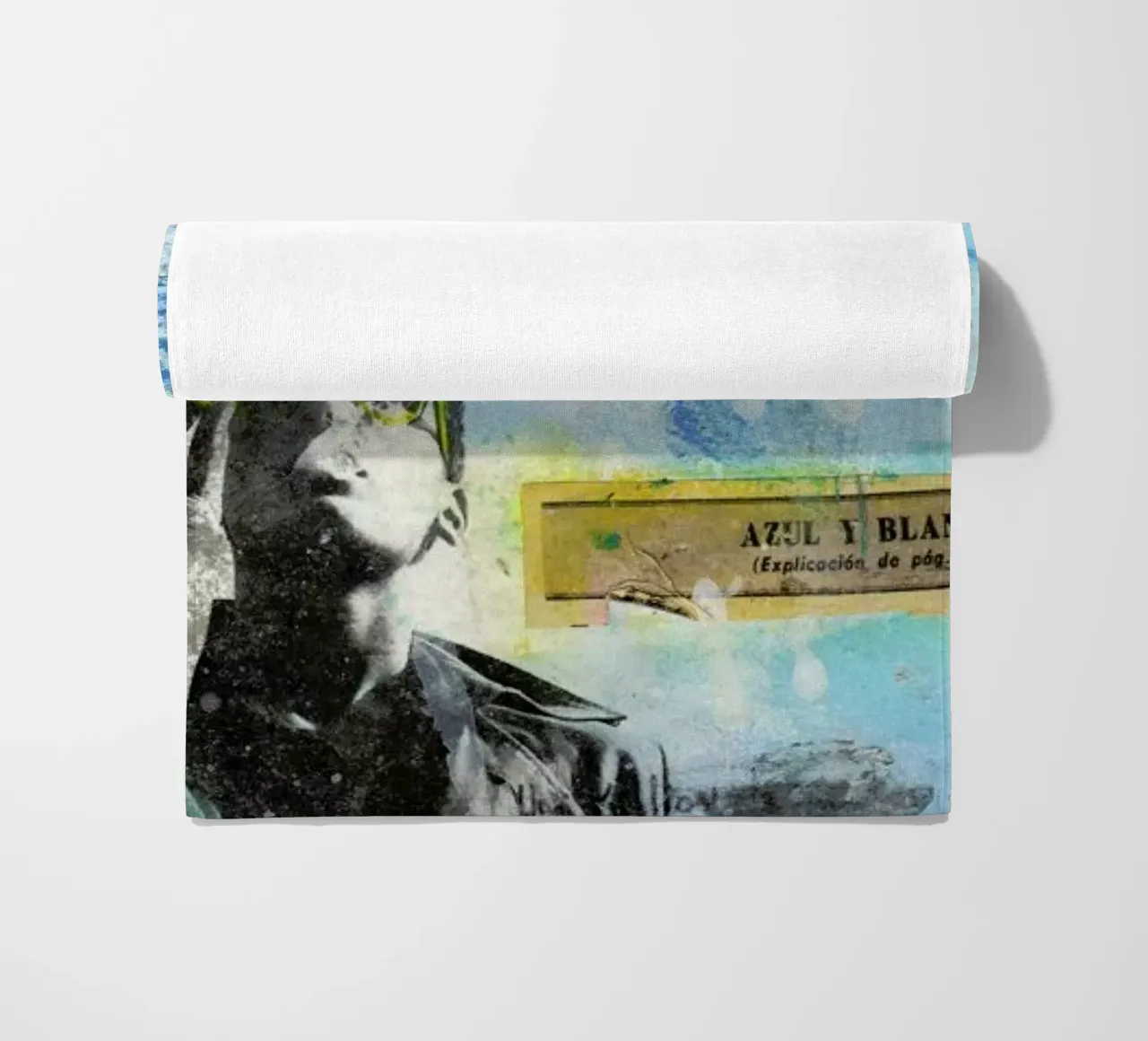 Blu e bianco telo mare da Tameo