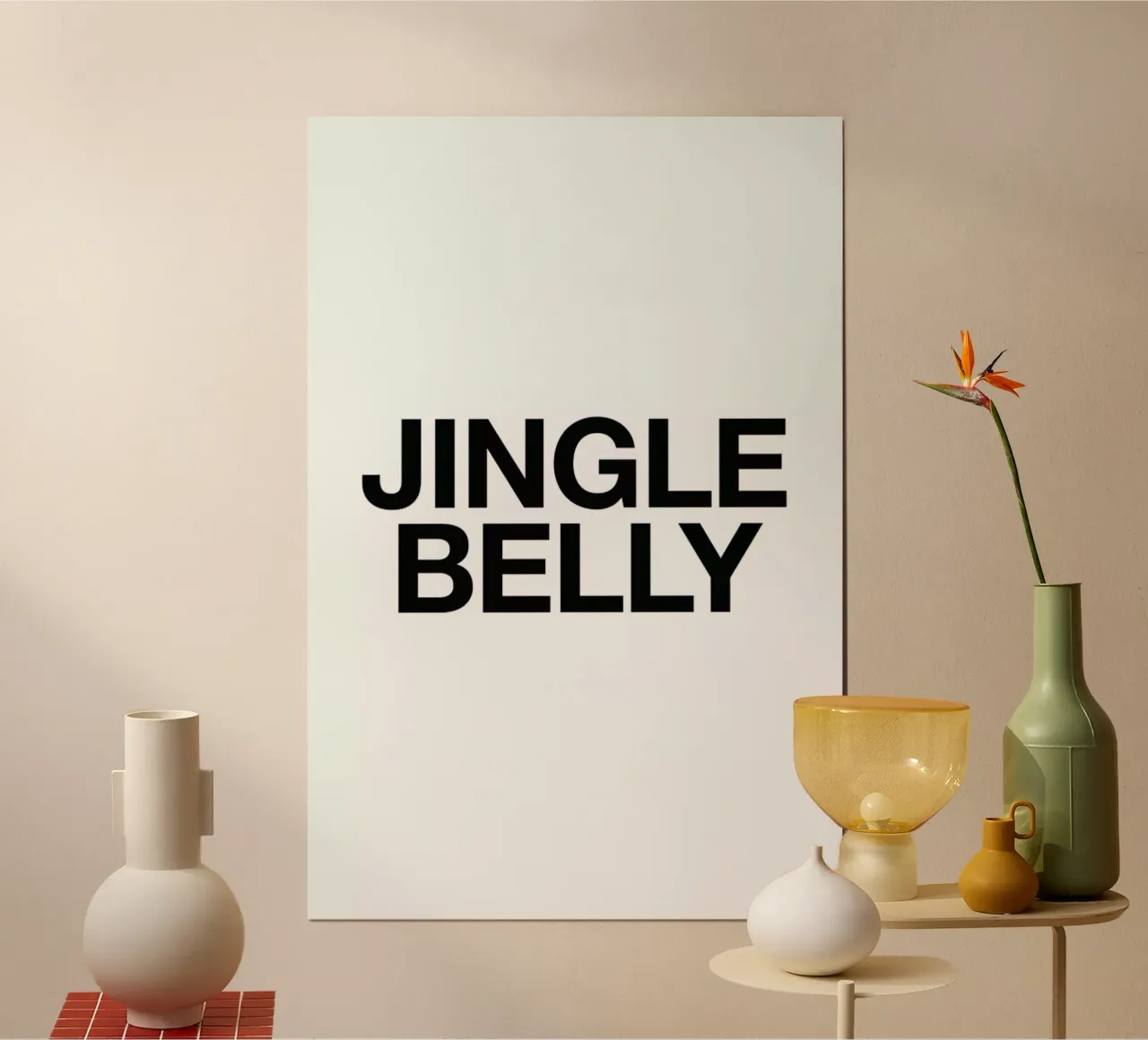 Jingle Belly poster da Studio One