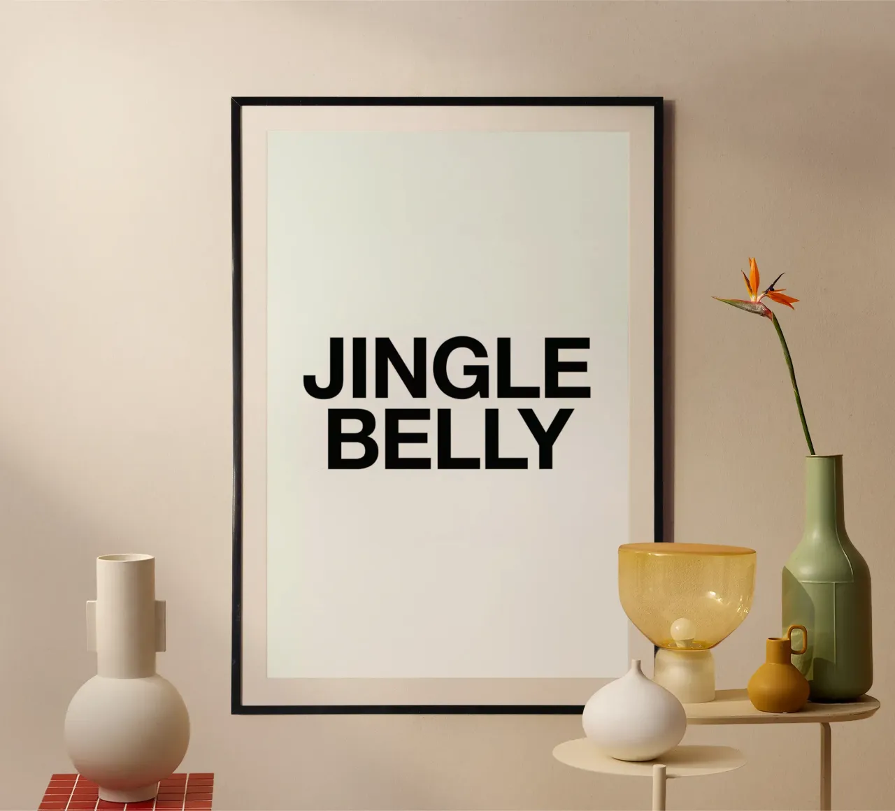 Jingle Belly poster da Studio One