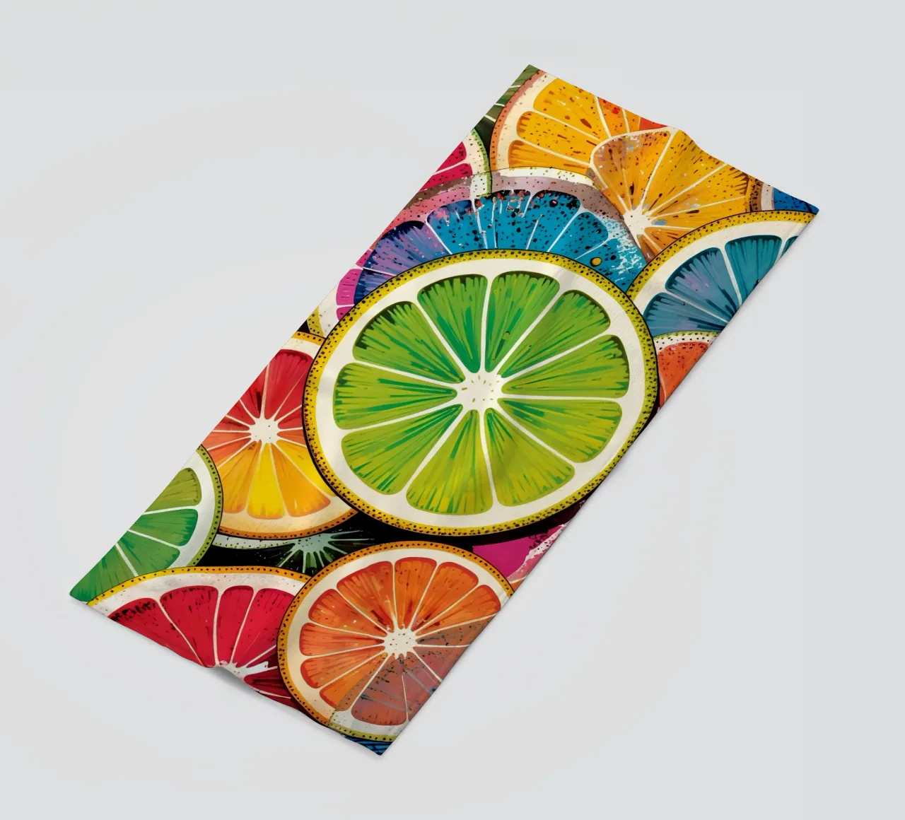 Citrus burst beach towel by Artistic-shop