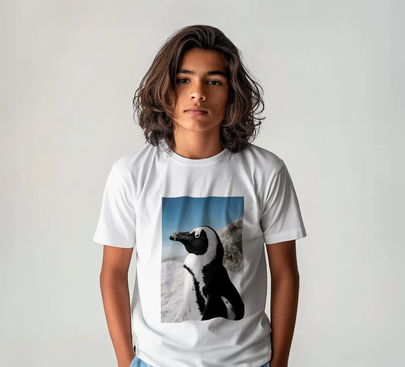 Penguin t-shirt bambini da Laura Palm