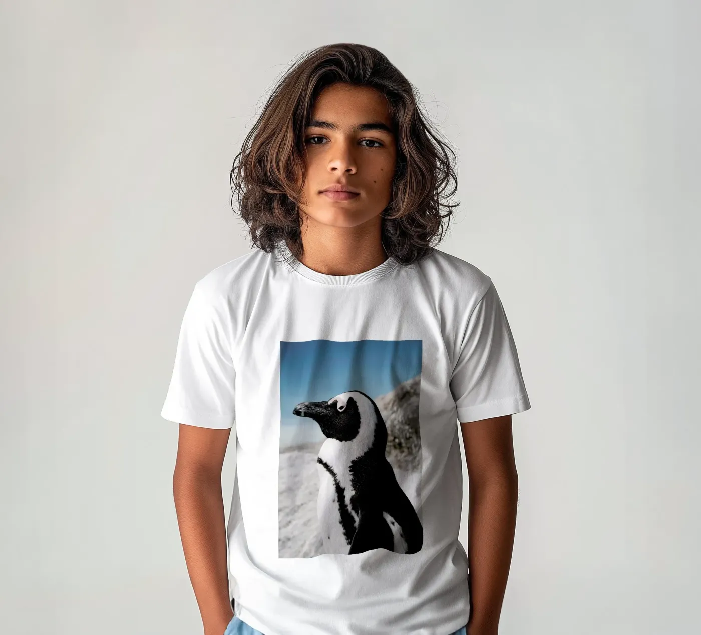 Penguin t-shirt bambini da Laura Palm