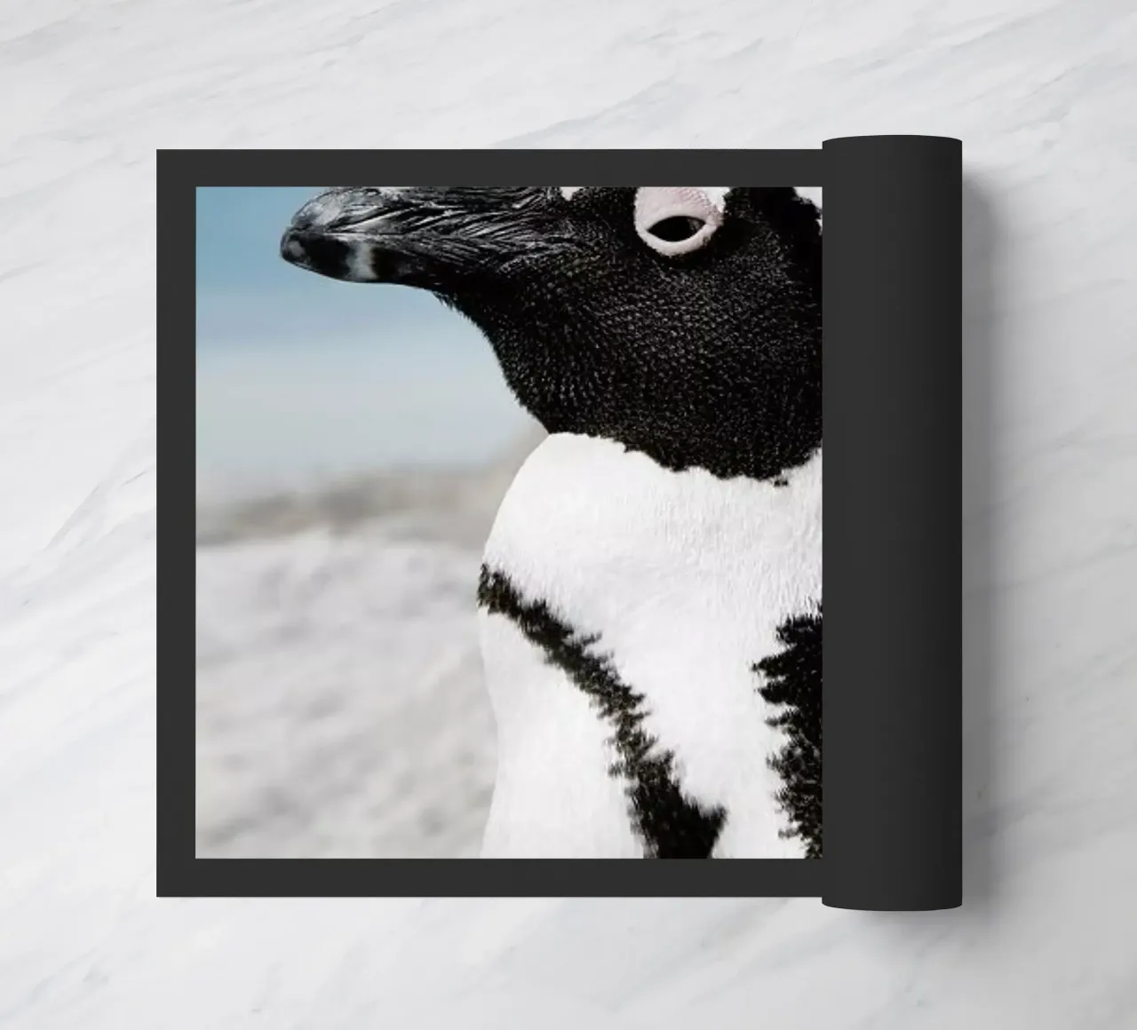 Penguin deurmat van Laura Palm