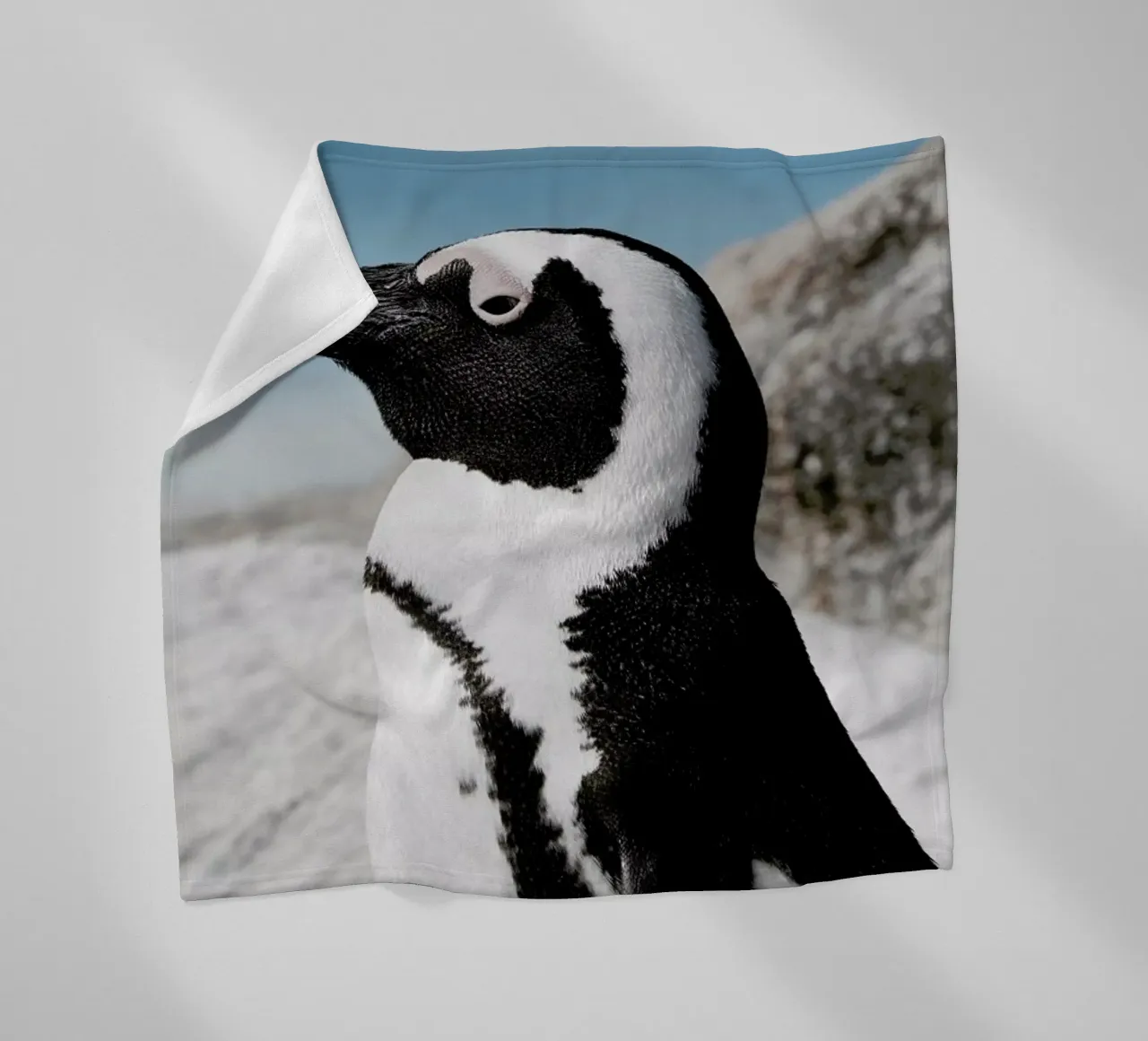 Penguin coperta in pile da Laura Palm