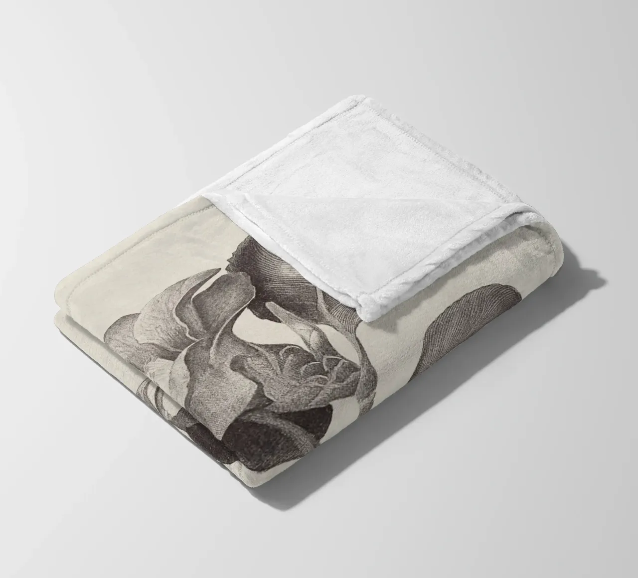 Camellia Sketch no. 1 coperta in pile da apoloprints