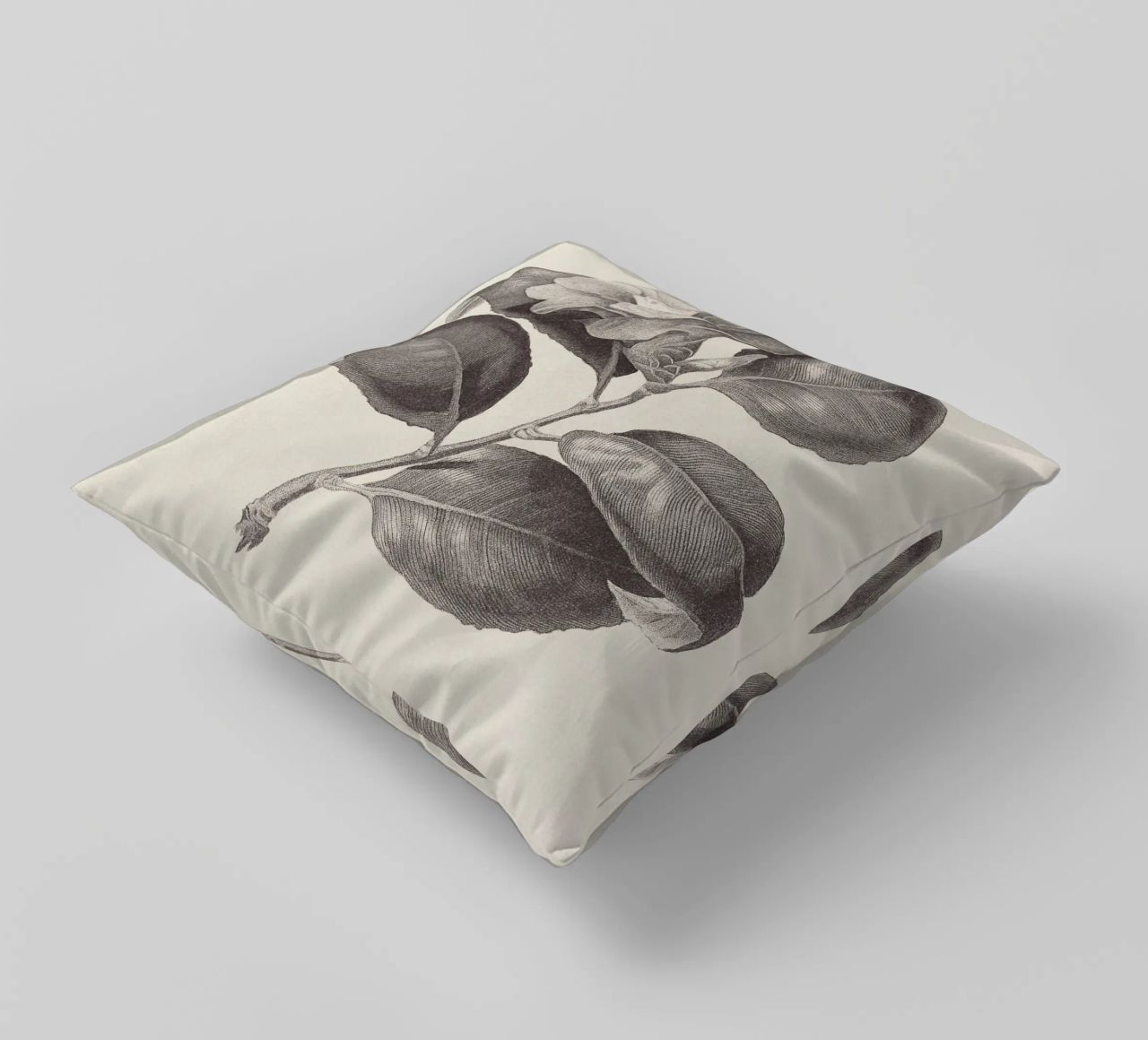 Camellia Sketch no. 1 cuscino da apoloprints