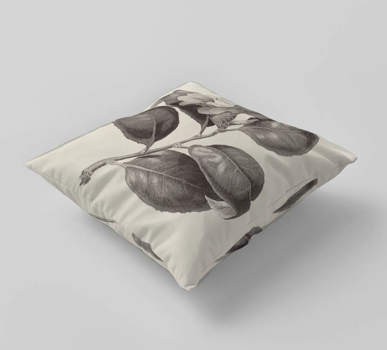Camellia Sketch no. 1 cuscino da apoloprints
