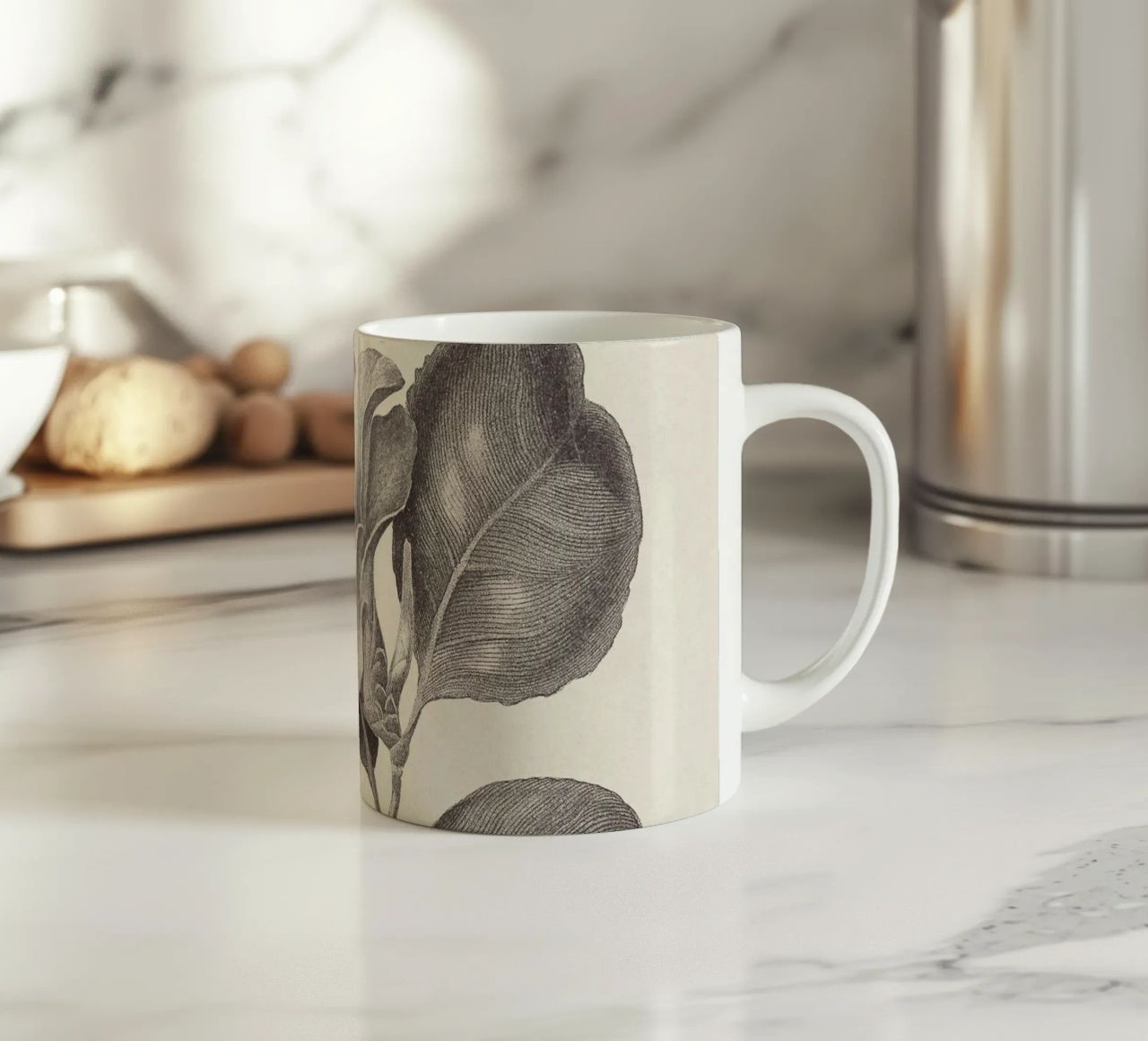 Camellia Sketch no. 1 tazza in ceramica da apoloprints