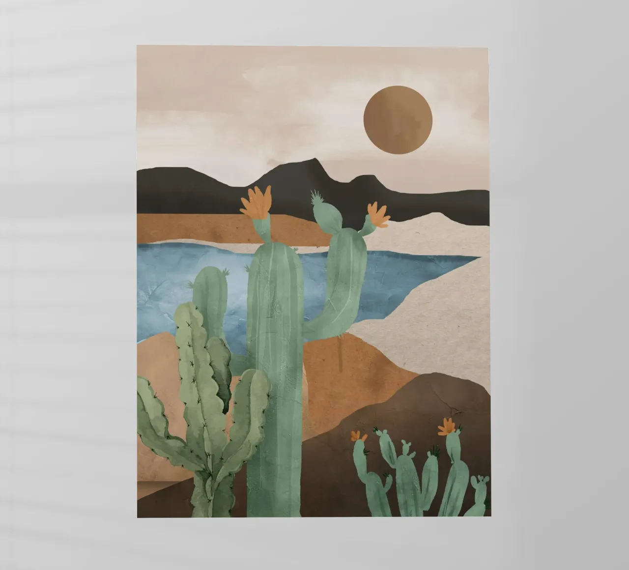 Paesaggio di cactus 2 pellicola backlit da ThingDesign