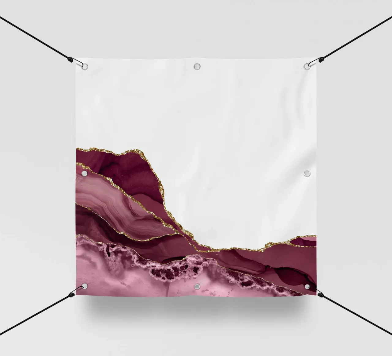 Agata bordeaux e oro Texture 23 telo in pvc da Gemstone Textures