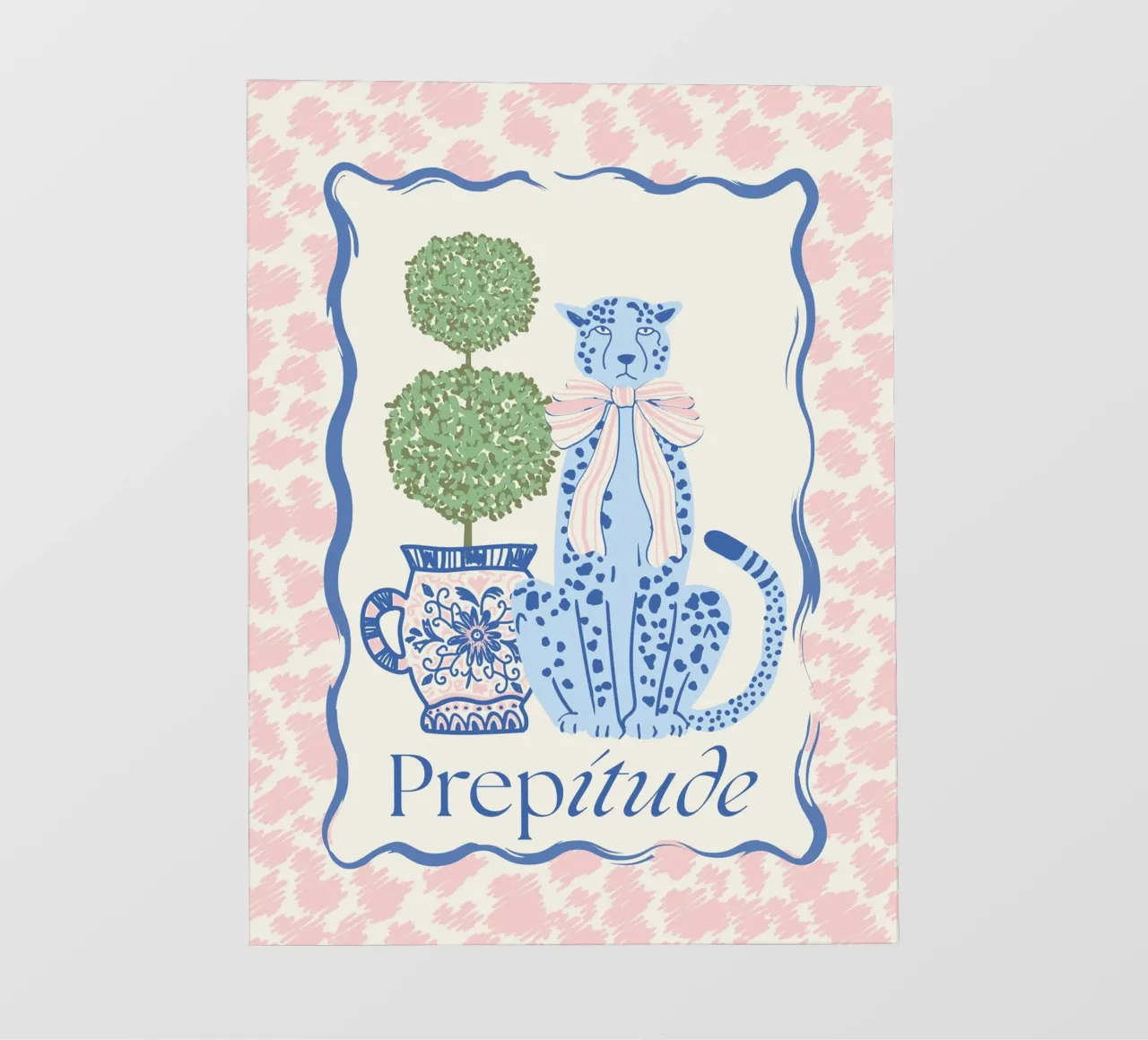 Prepitude Blue Leopard pellicola backlit da Studio Birchwood