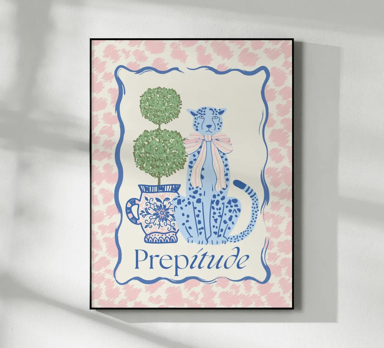 Prepitude Blue Leopard plexiglass da Studio Birchwood