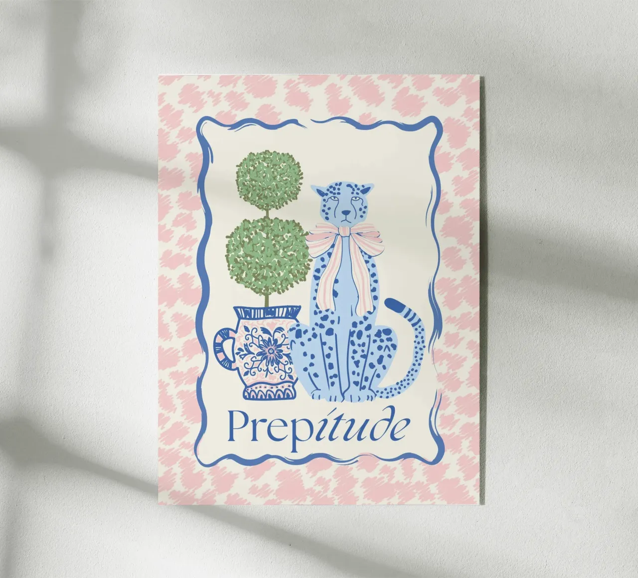 Prepitude Blue Leopard plexiglass da Studio Birchwood