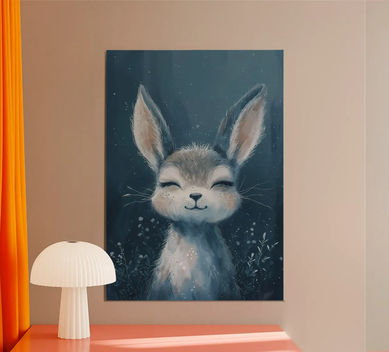 Sconosciuto sognante poster con telaio in legno da Manh beo