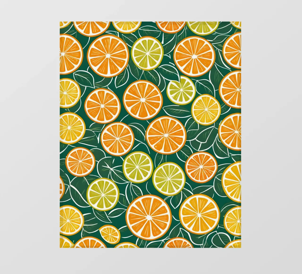 Citrus Slice Delight PVC Plane von Artistic-shop