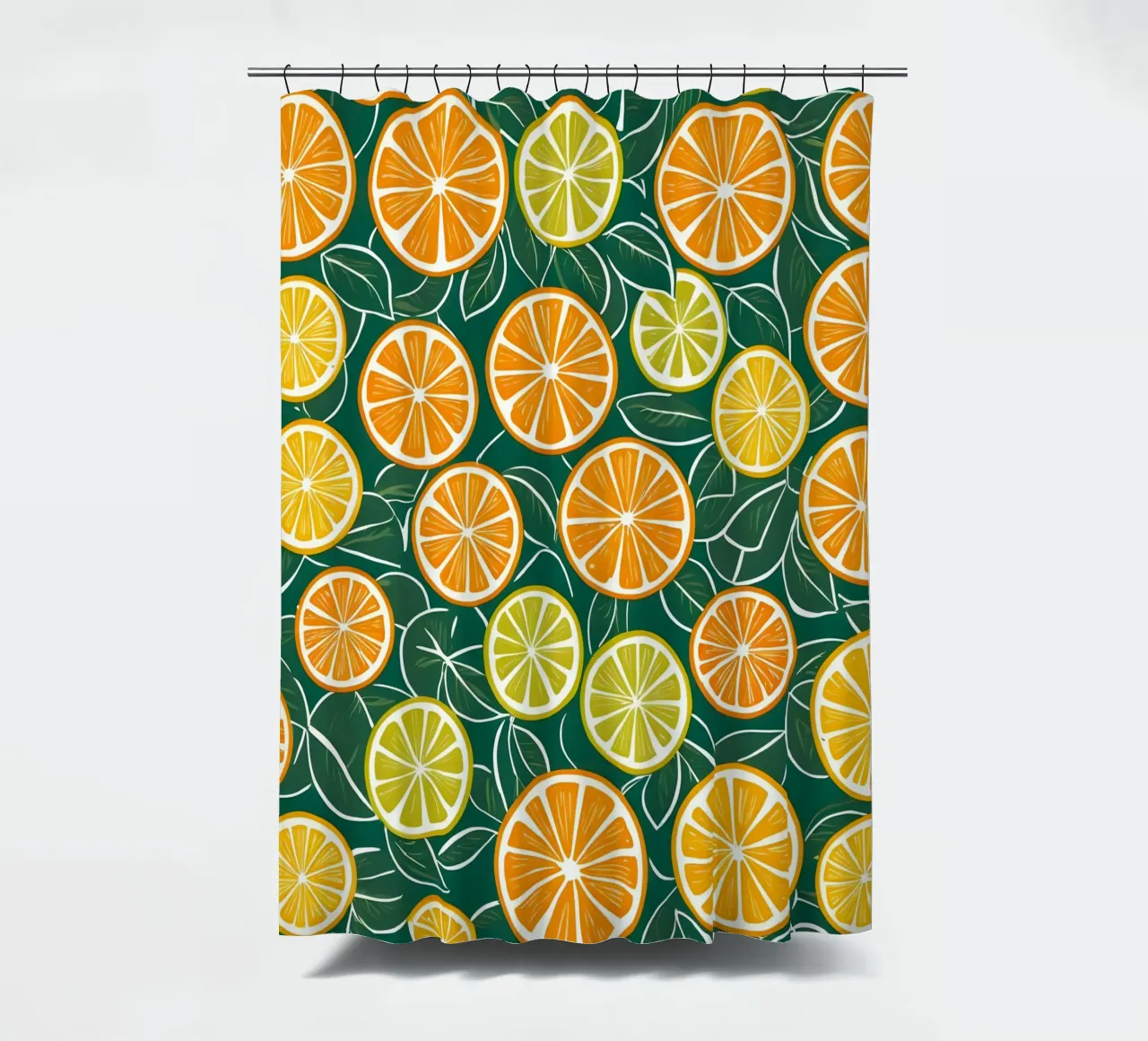 Citrus Slice Delight Duschvorhang von Artistic-shop
