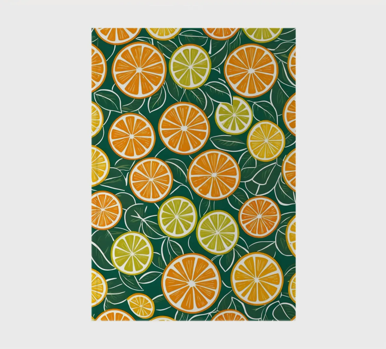 Citrus Slice Delight notebook by Artistic-shop