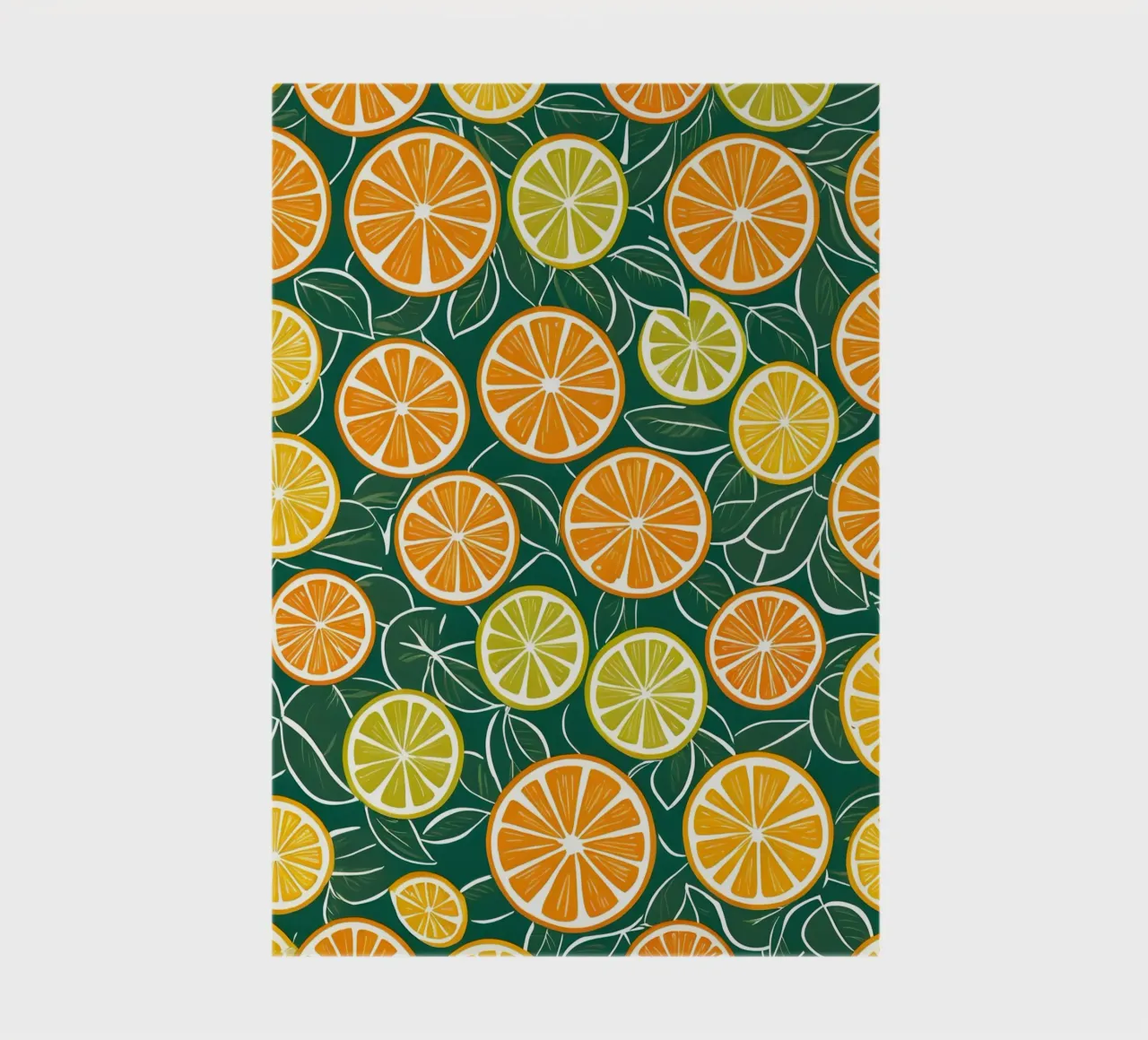 Citrus Slice Delight notebook by Artistic-shop