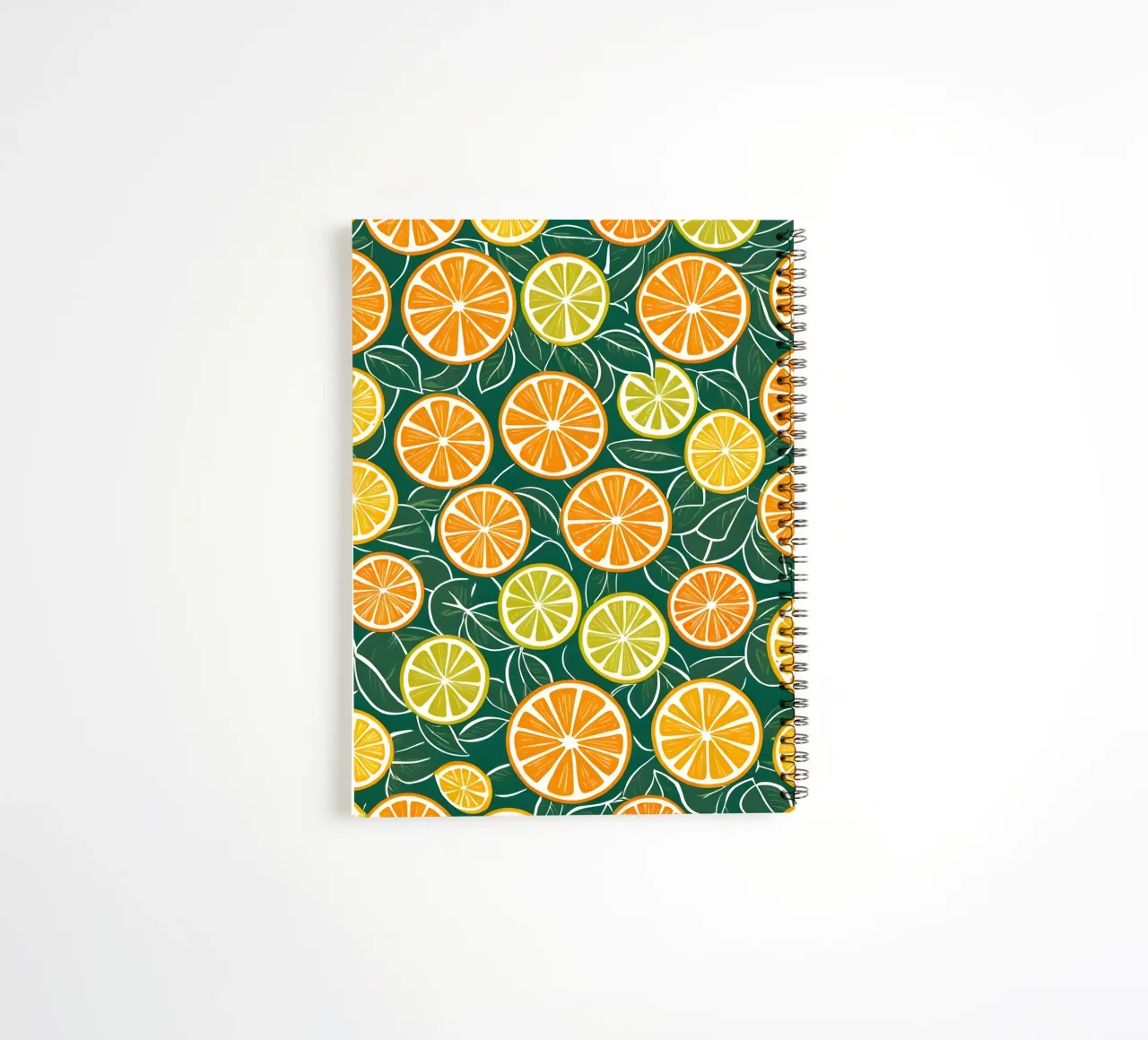 Citrus Slice Delight spiral notebook by Artistic-shop