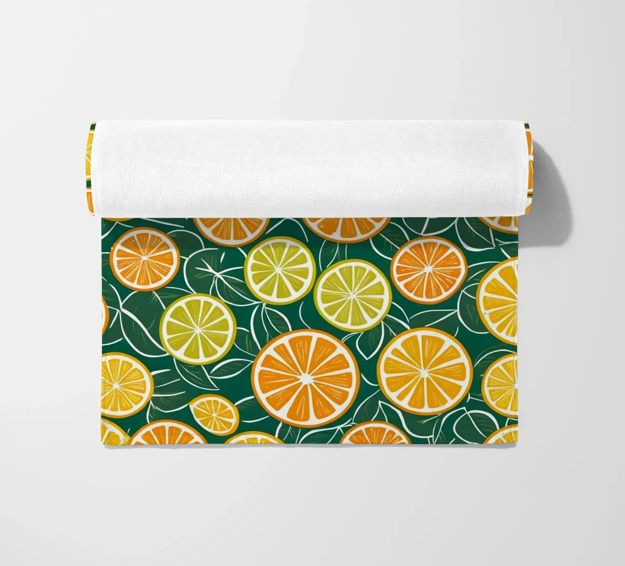 Citrus Slice Delight beach towel by Artistic-shop