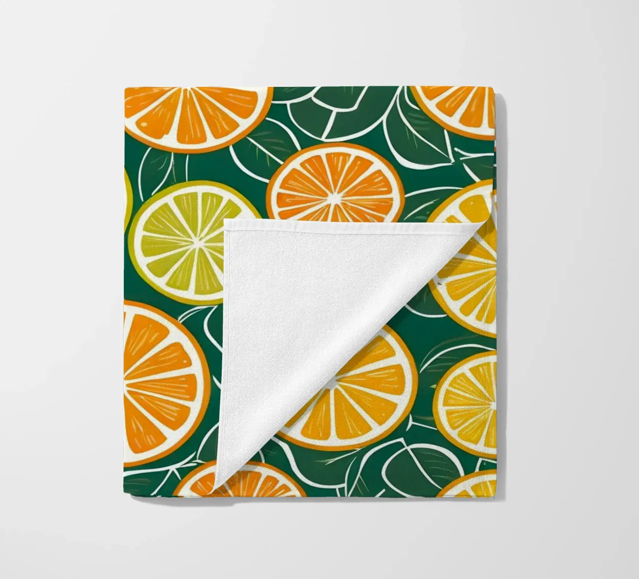 Citrus Slice Delight beach towel by Artistic-shop