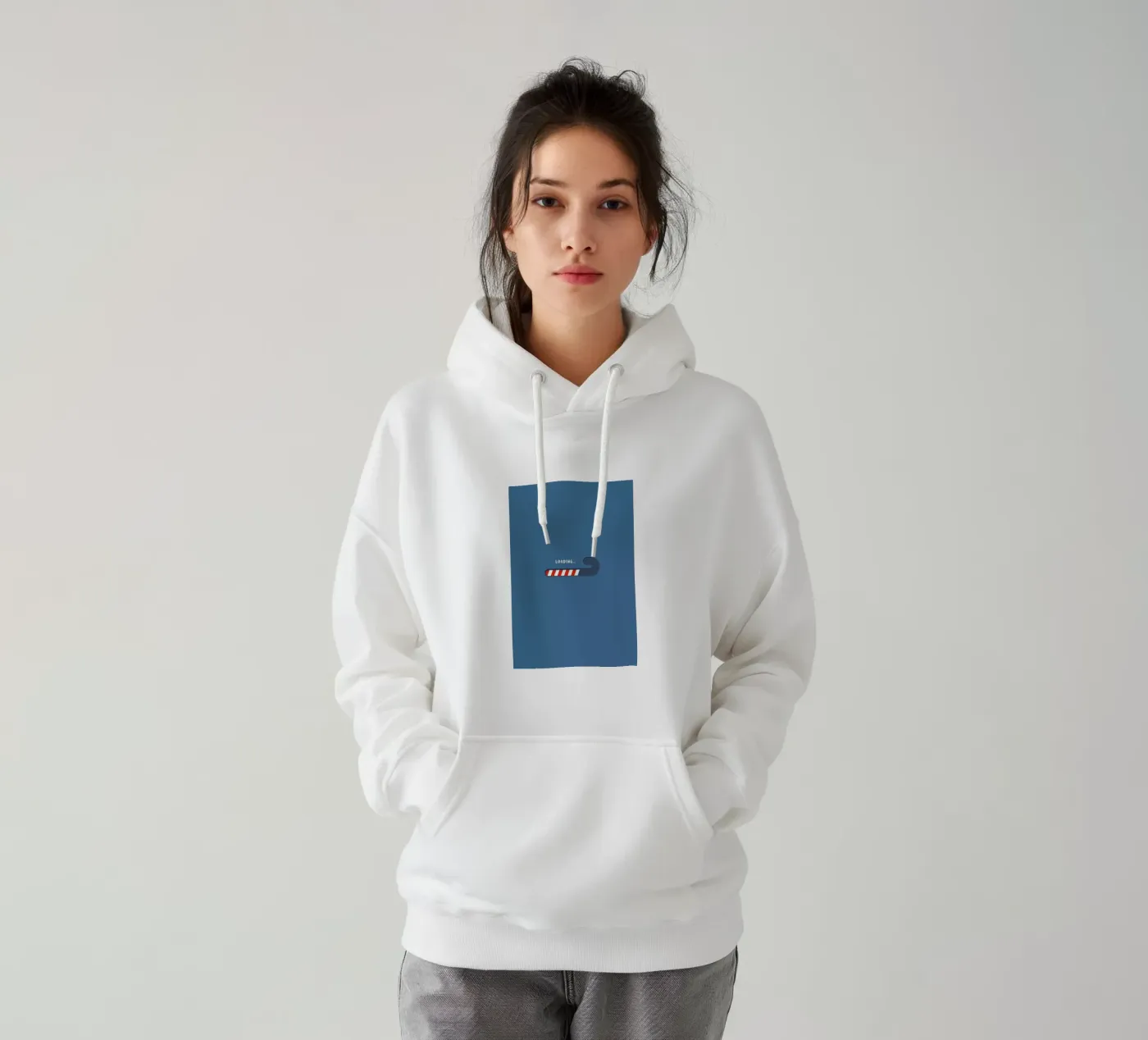 Loading hoodie by Doozal