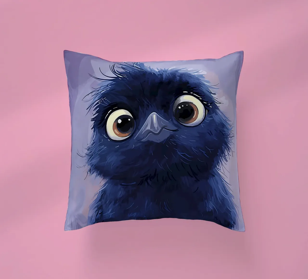 Uccello blu soffice cuscino da Manh beo