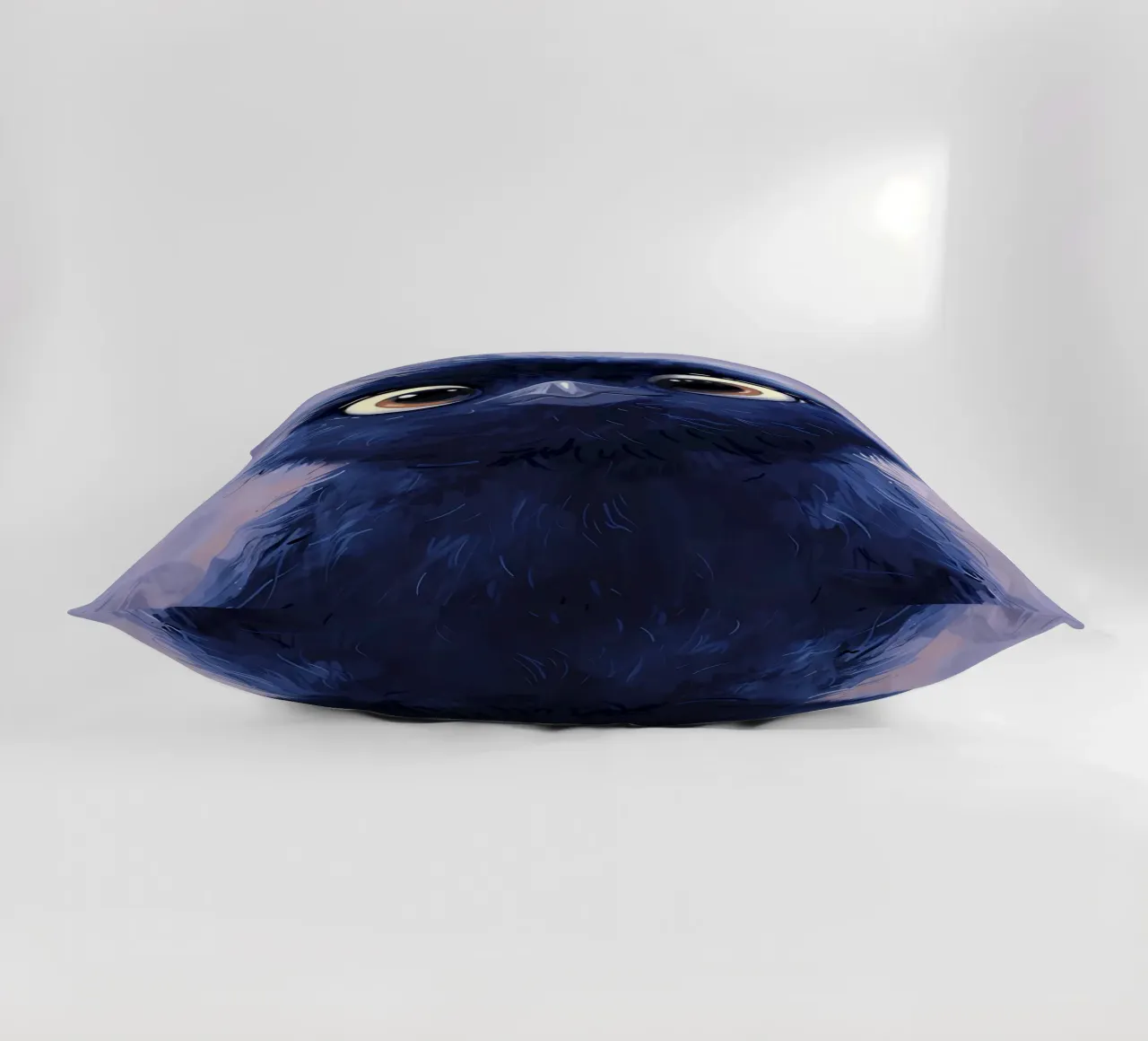 Uccello blu soffice cuscino da Manh beo