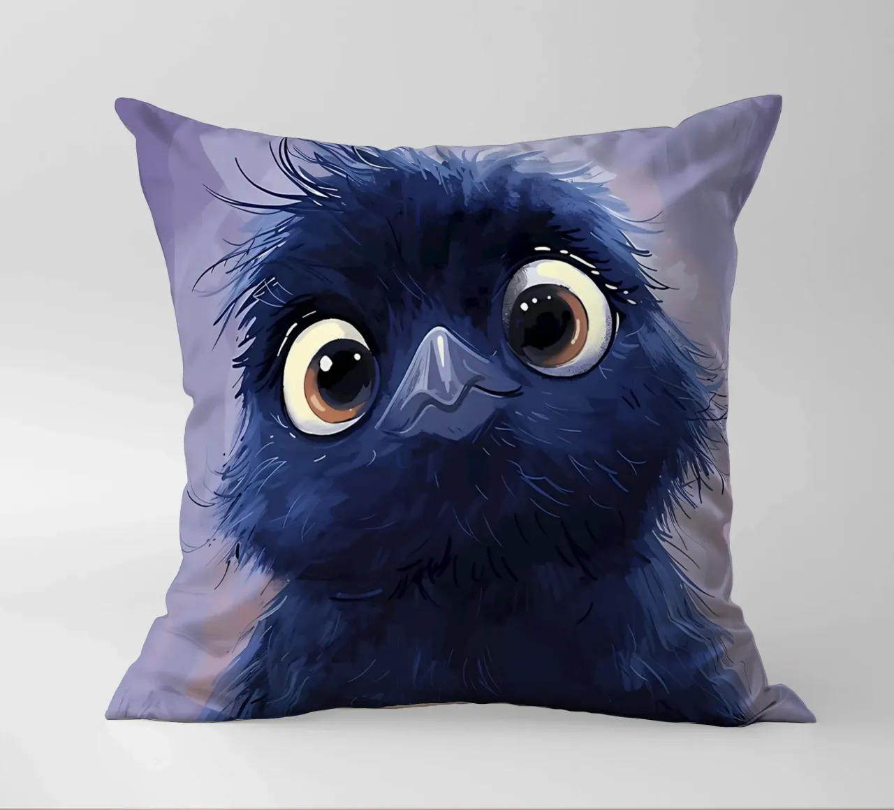 Uccello blu soffice cuscino da Manh beo