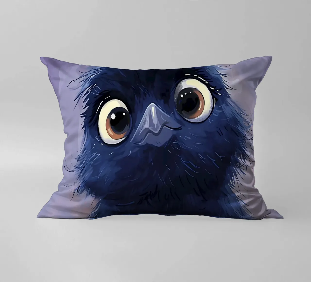 Uccello blu soffice cuscino da Manh beo