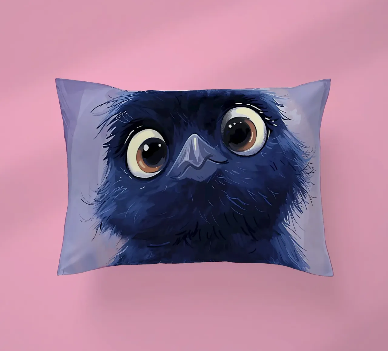 Uccello blu soffice cuscino da Manh beo