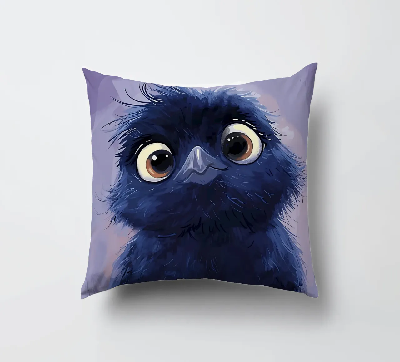 Uccello blu soffice cuscino da Manh beo