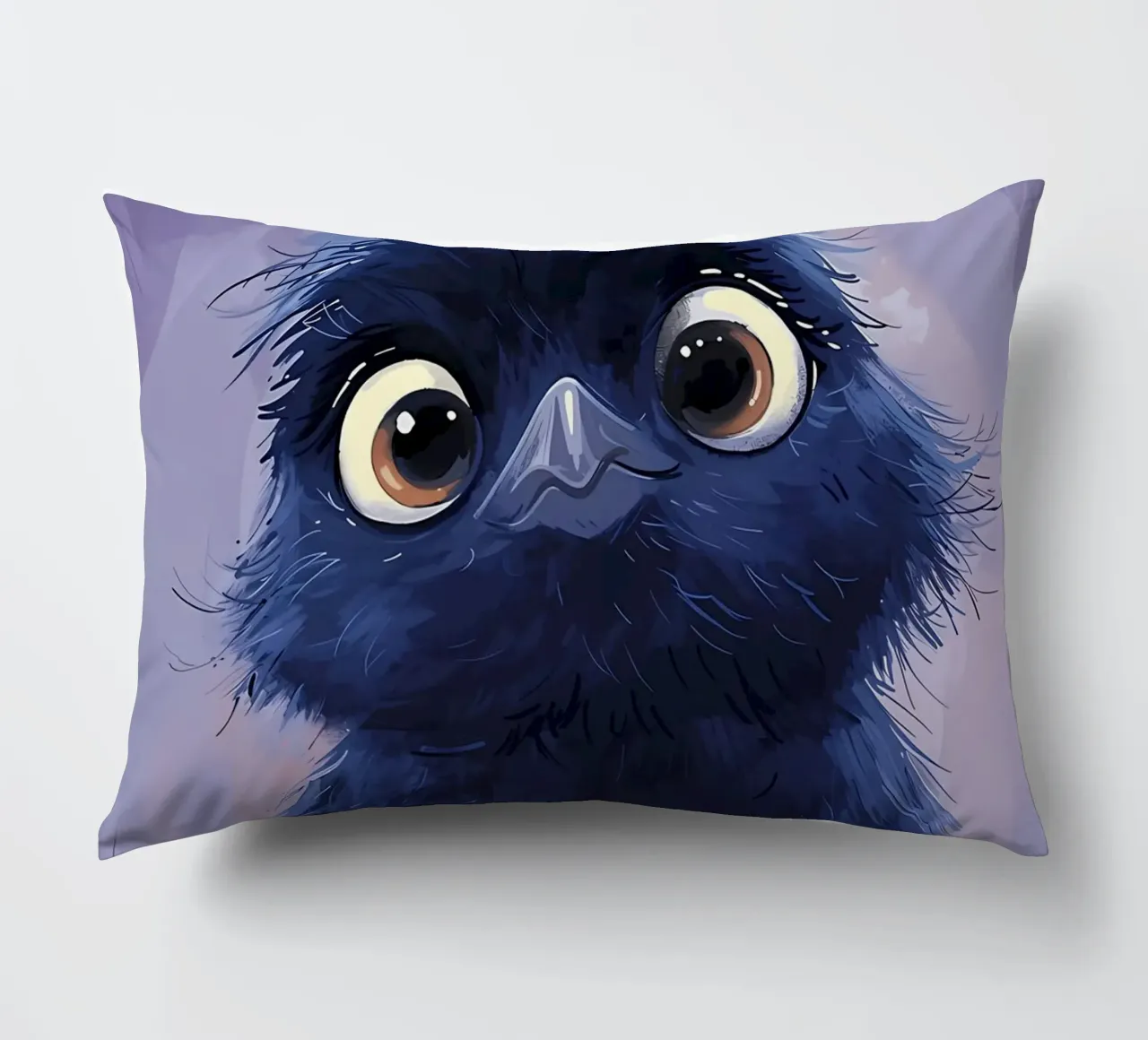 Uccello blu soffice cuscino da Manh beo