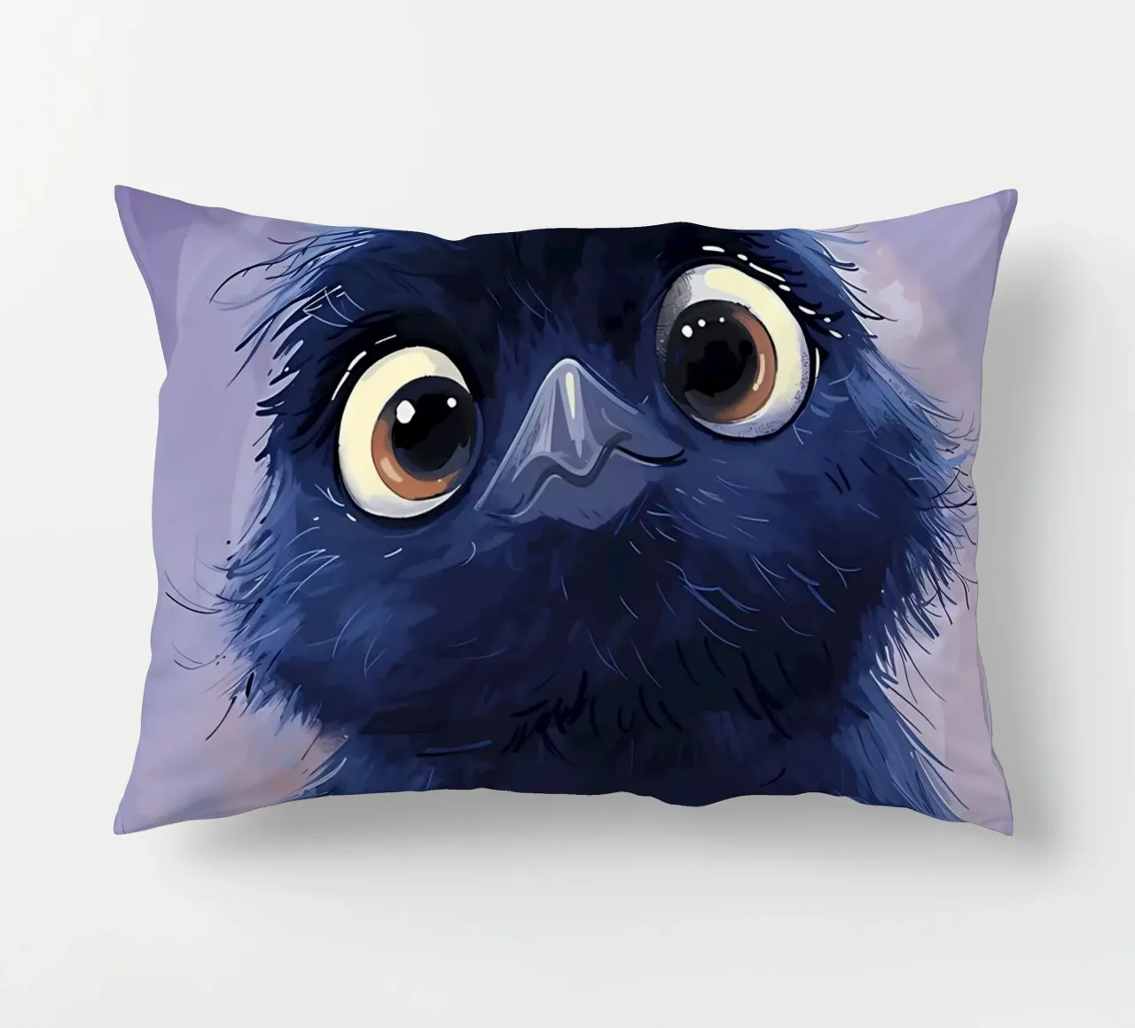 Uccello blu soffice cuscino da Manh beo
