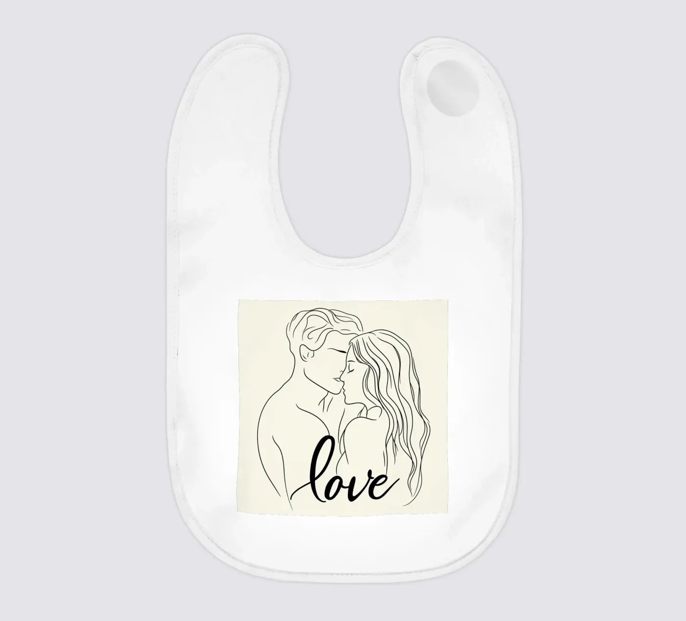 Linear Love bavaglino da Motivate-Today