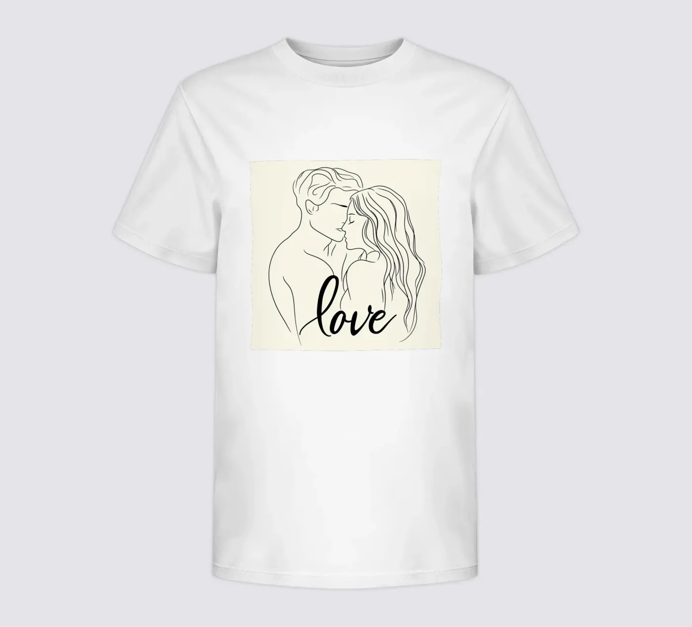 Linear Love t-shirt bambini da Motivate-Today