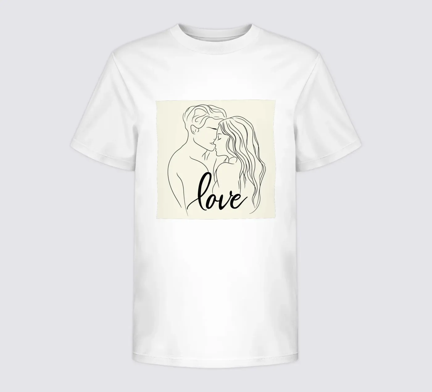 Linear Love t-shirt bambini da Motivate-Today