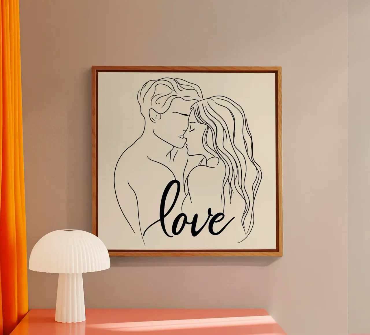 Linear Love plexiglass da Motivate-Today