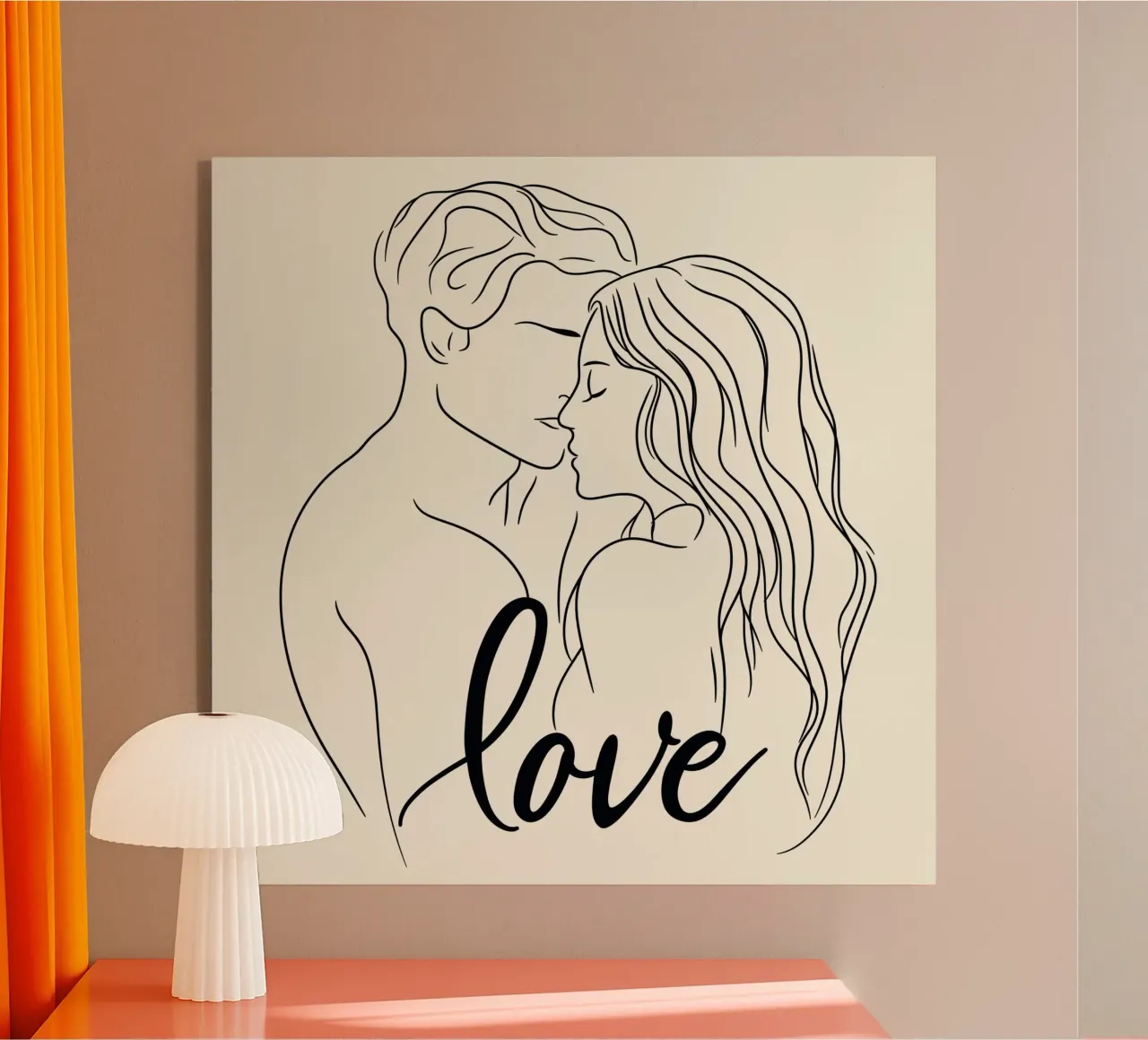 Linear Love plexiglass da Motivate-Today