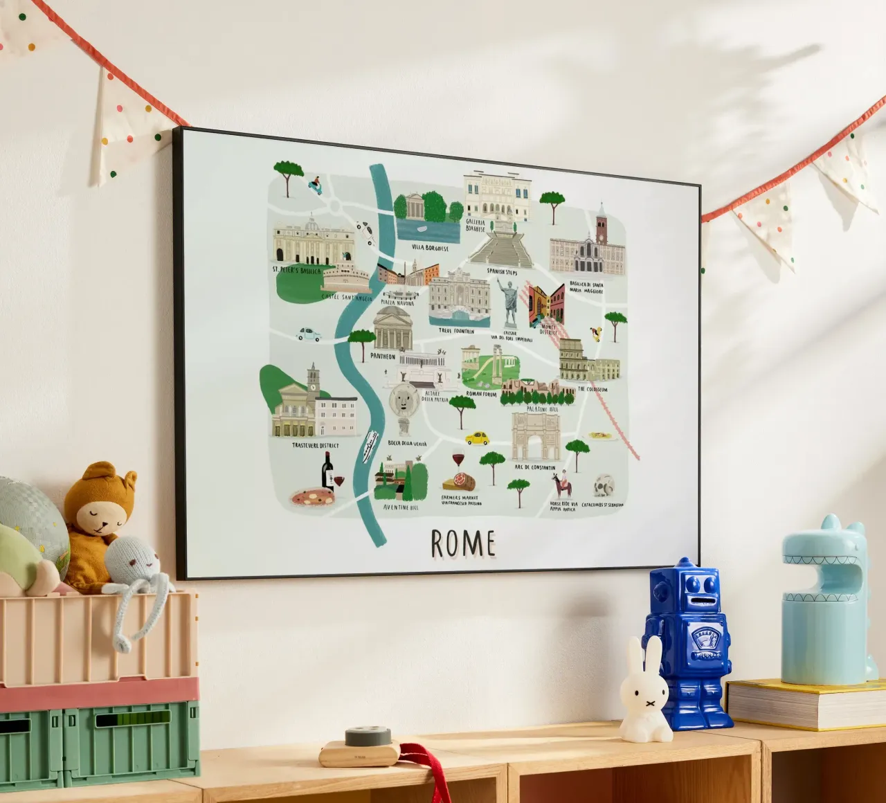 Rome Map forex plate by Alex Foster