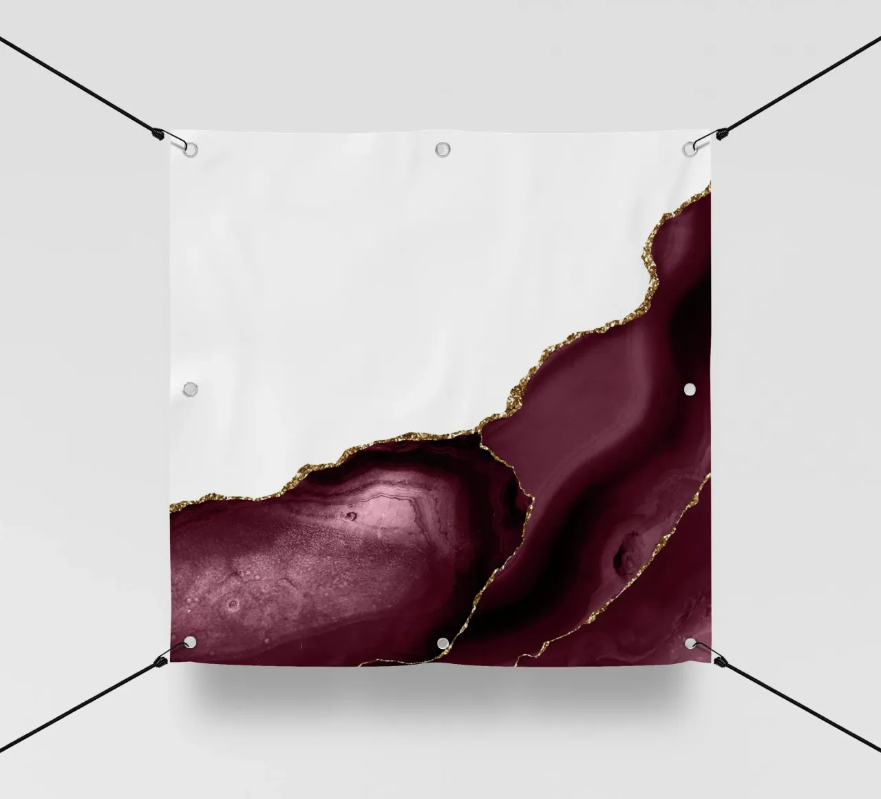 Agata bordeaux e oro Texture 26 telo in pvc da Gemstone Textures