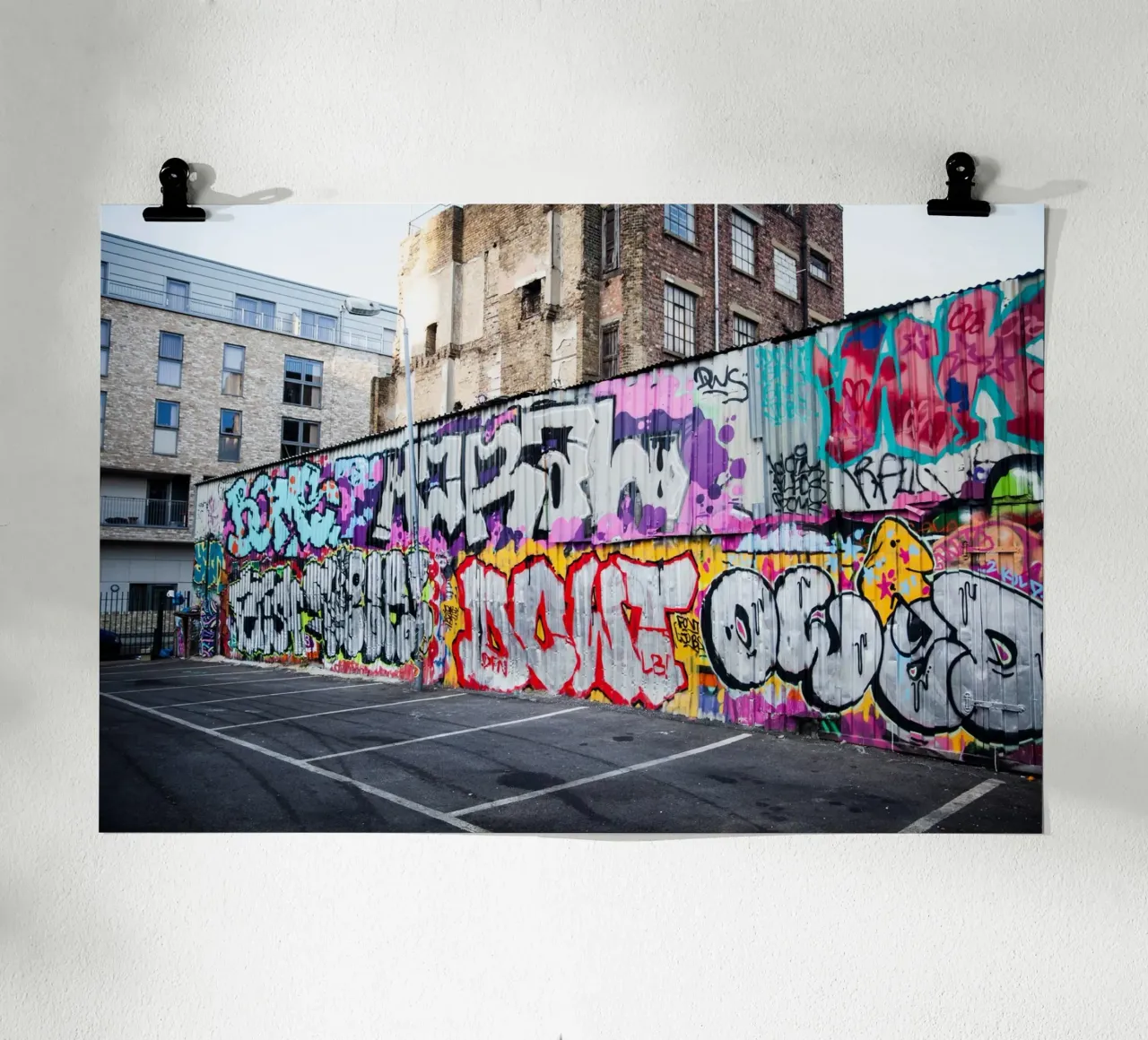 Graffiti Wall poster da Flo Klein