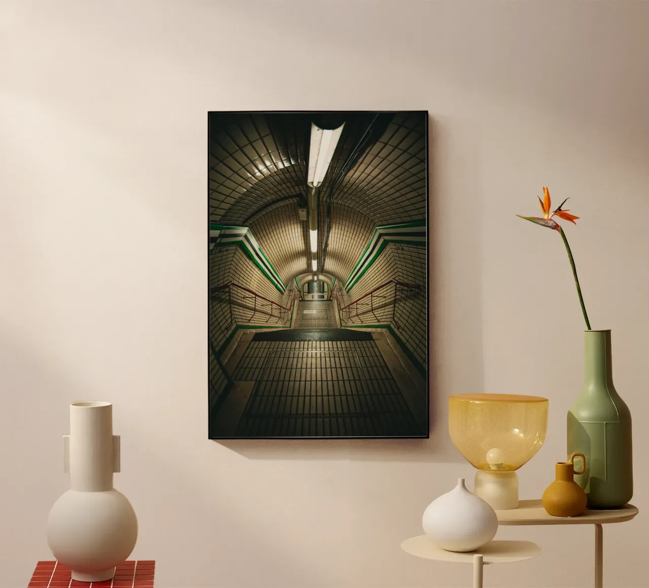 London Underground plexiglass da Flo Klein Gallery