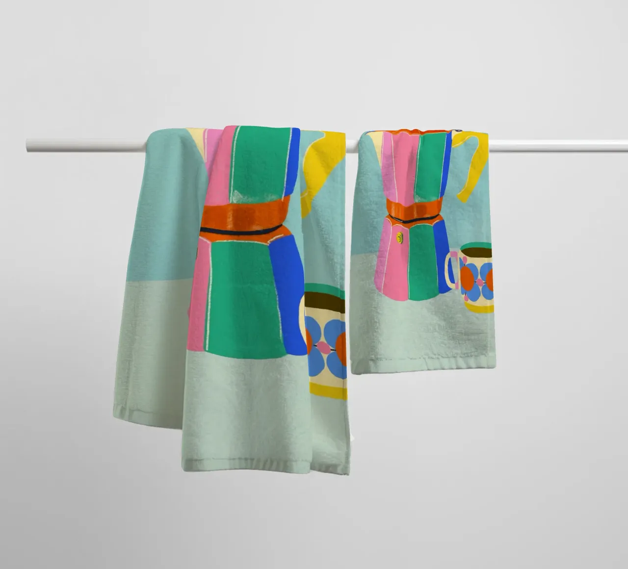 Cafetiere towel by GigiRosado