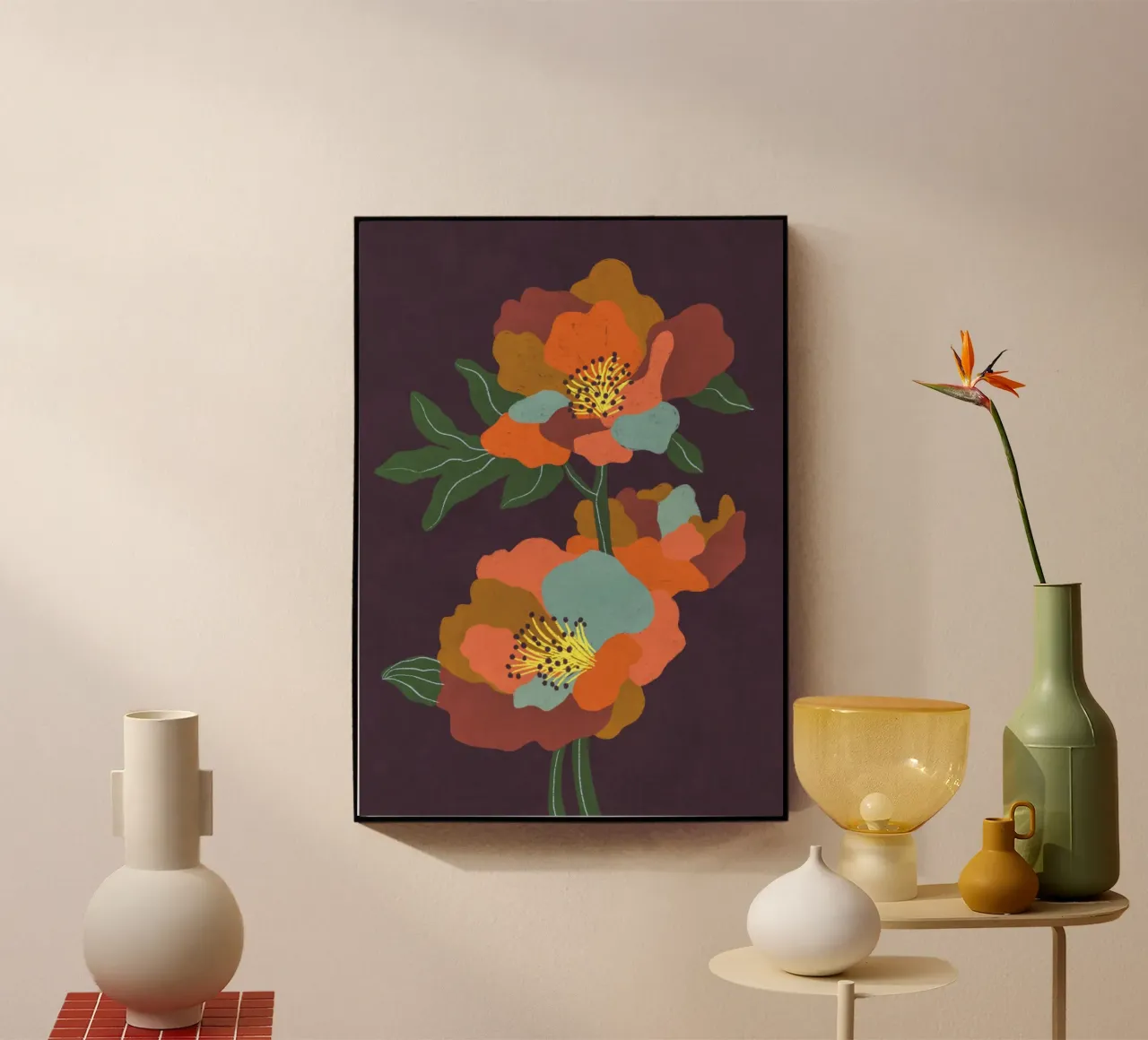 Flowers acryl van GigiRosado